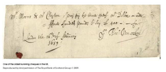 Could You Cash this 300-Year Old Cheque? :: ASAP Cheques - Save up to 50%