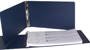Executive Binder for Cheques & Deposit Slips (2/Page)